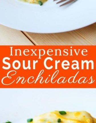 Inexpensive Sour Cream Enchiladas (2)