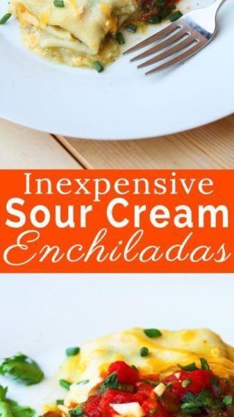Do you need a new chicken recipe? You will love this Sour Cream Enchilada recipe! It's easy to make, delicious, and inexpensive!! Try it today!! |Cook With a Shoe