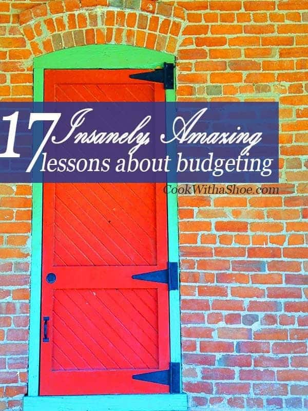 17 insanely amazing lessons about budgeting