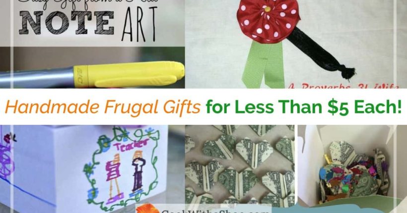 Cheap DIY Gift Ideas For $5