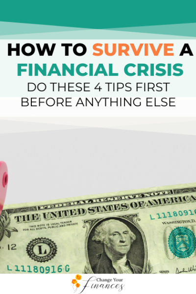 4 things to help you get control of your finances in a crisis. Make money the least of your worries with a solid plan.